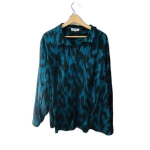 CALVIN KLEIN BLUE TOP 3X